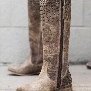 Corral indie spirit leather boots light tan